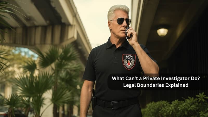 what private investigators can and cannot do