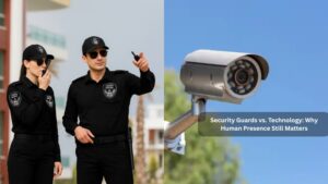 Read more about the article Security Guards vs. Technology: Why Human Presence Still Matters