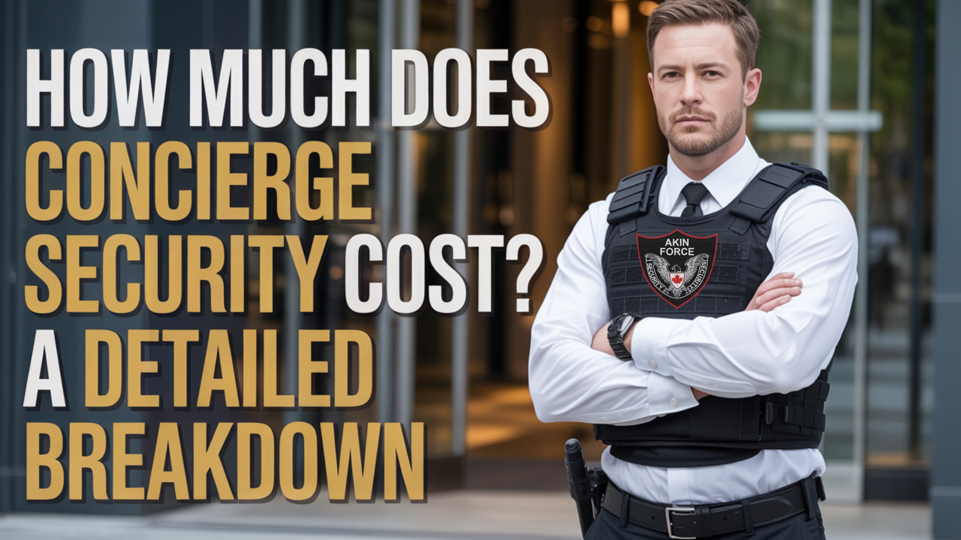 How Much Does Concierge Security Cost A Detailed Breakdown