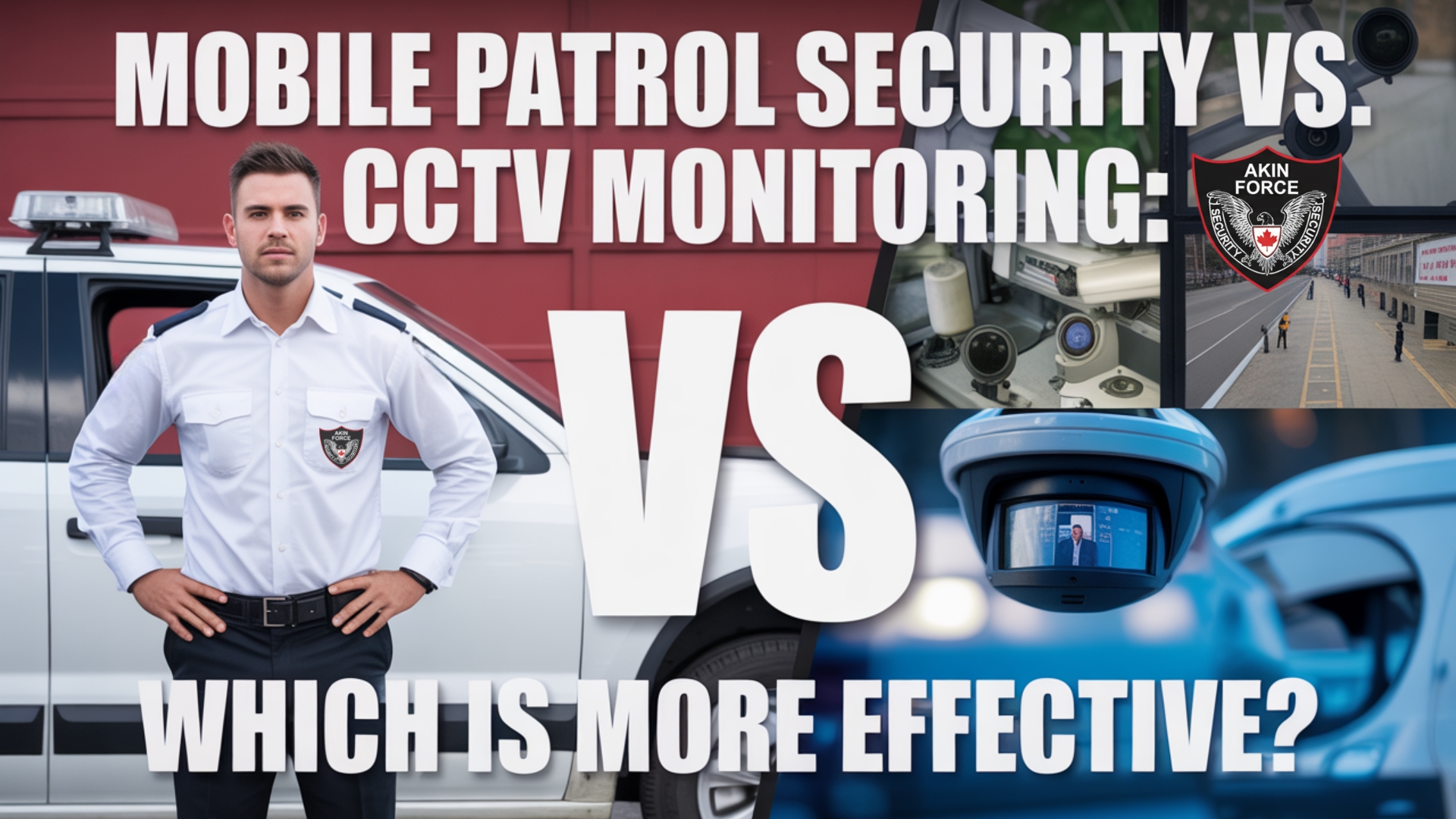 Mobile Patrol Security vs. CCTV Monitoring Which Is More Effective
