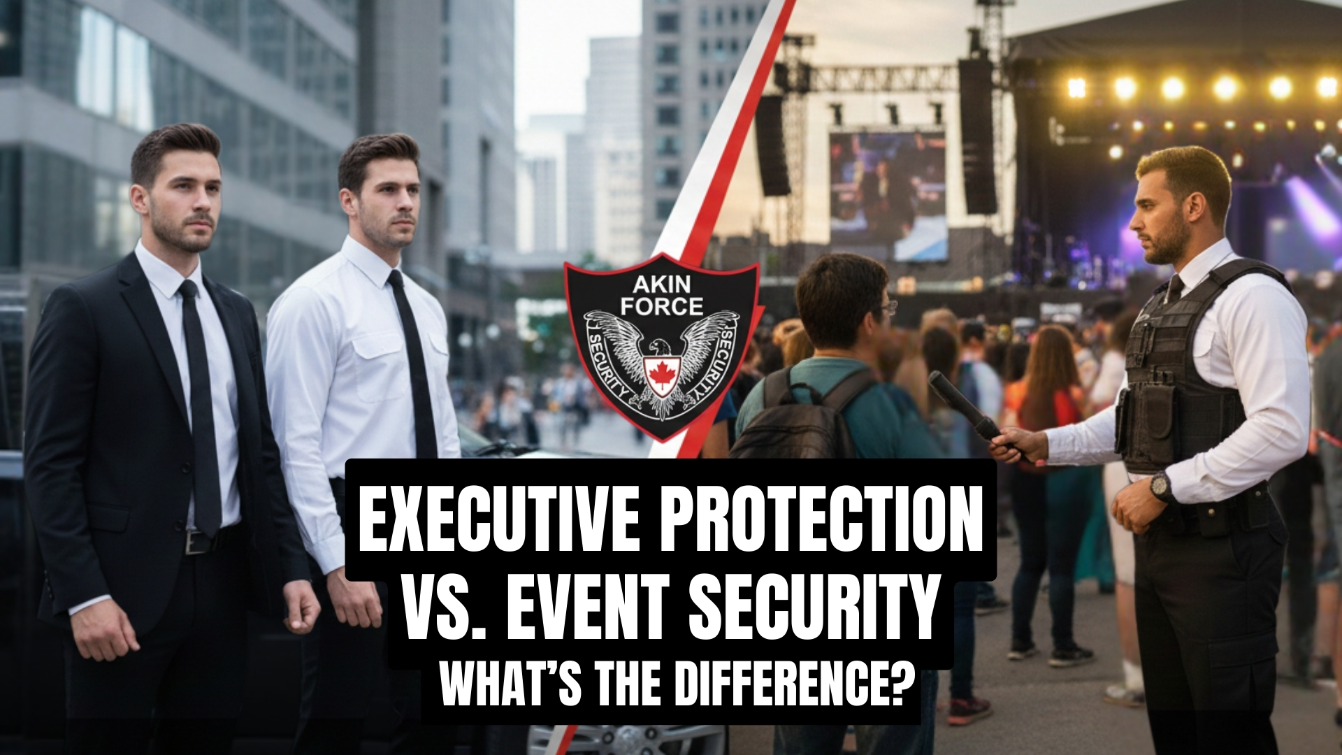 Executive Protection vs. Event Security What’s the Difference